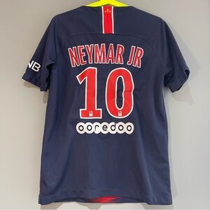 Nike Authentic Navy Soccer Jersey- Nemayar Jr